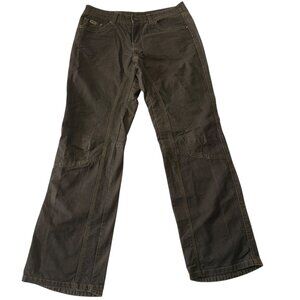 KUHL Outdoor Cotton Canvas Hiking Pants Mid Rise Boot Cut Women's size 10